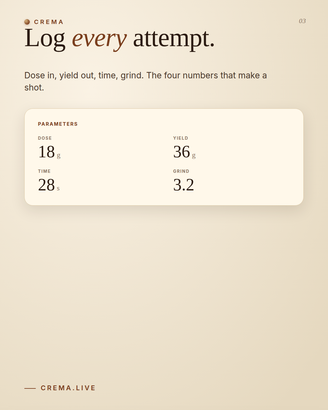 Slide 3 · Log every attempt